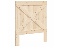 Headboard, Headboards Vidaxl Marrom Madeira De Pinho (90 X 104 Cm)