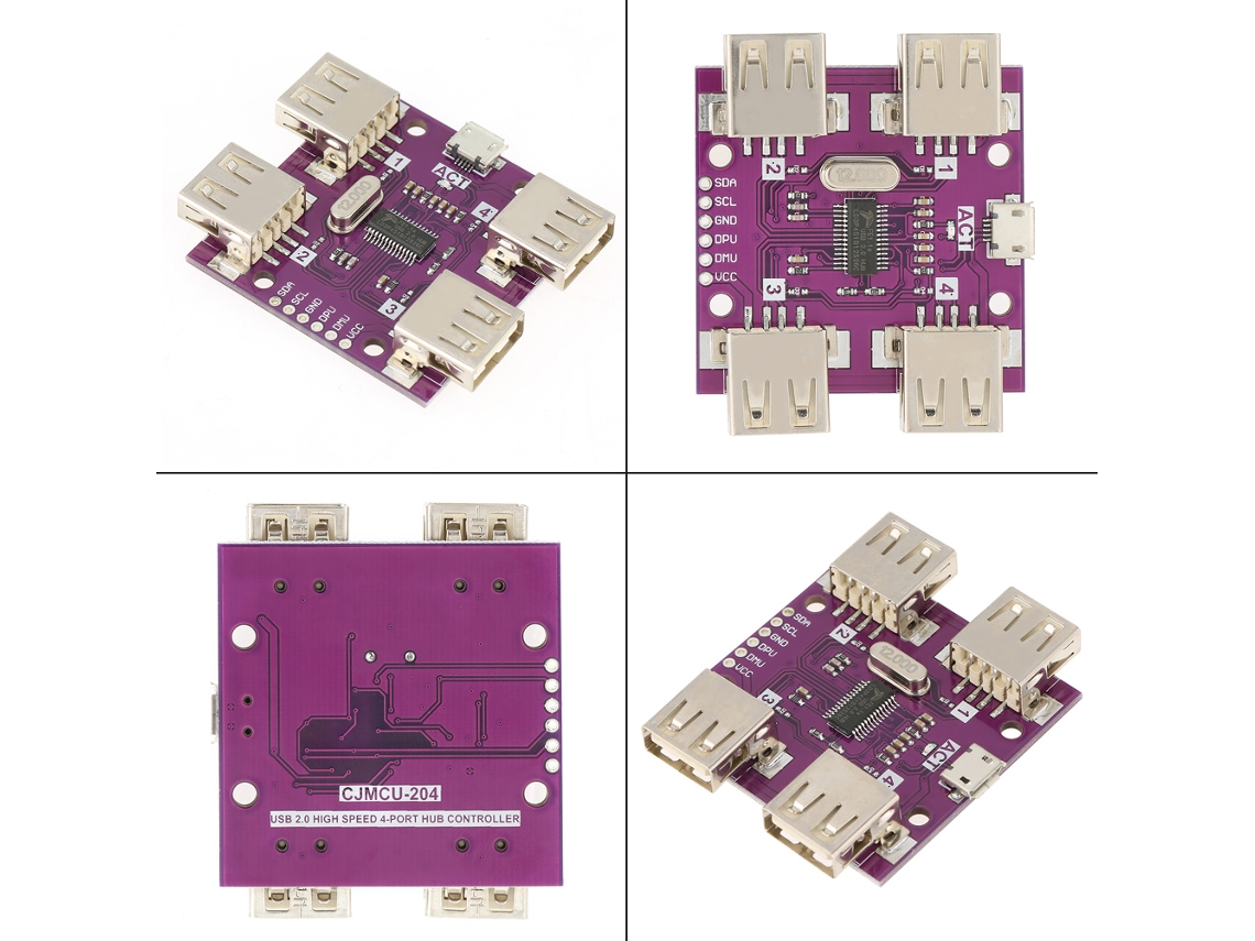 Módulo Hub Usb 2.0 4 Portas Alto Velocidade