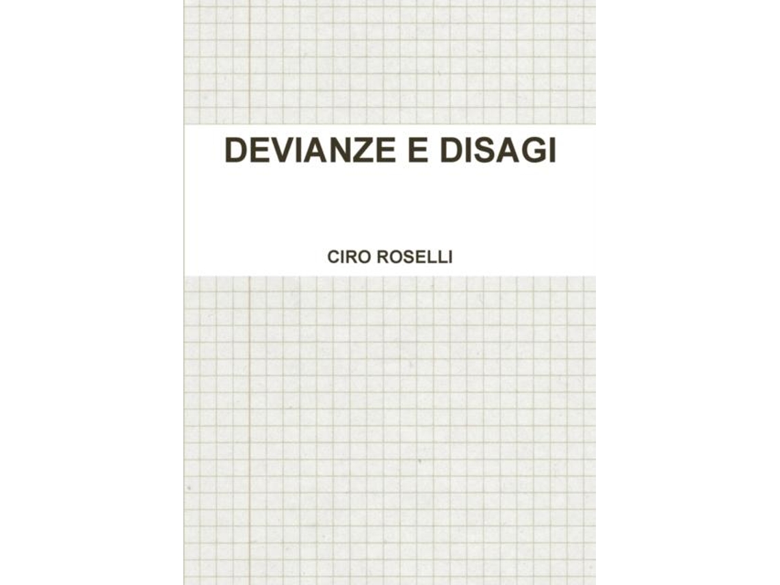 Livro Devianze E Disagi De Ciro Roselli (inglês)