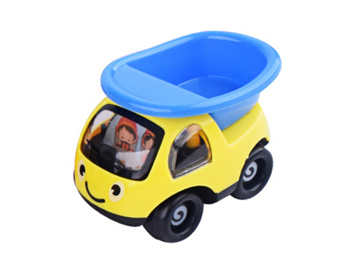 Carro De Construção Miniatura De Arrasto Com Fricção Para Crianças Caminhão De Descarregamento