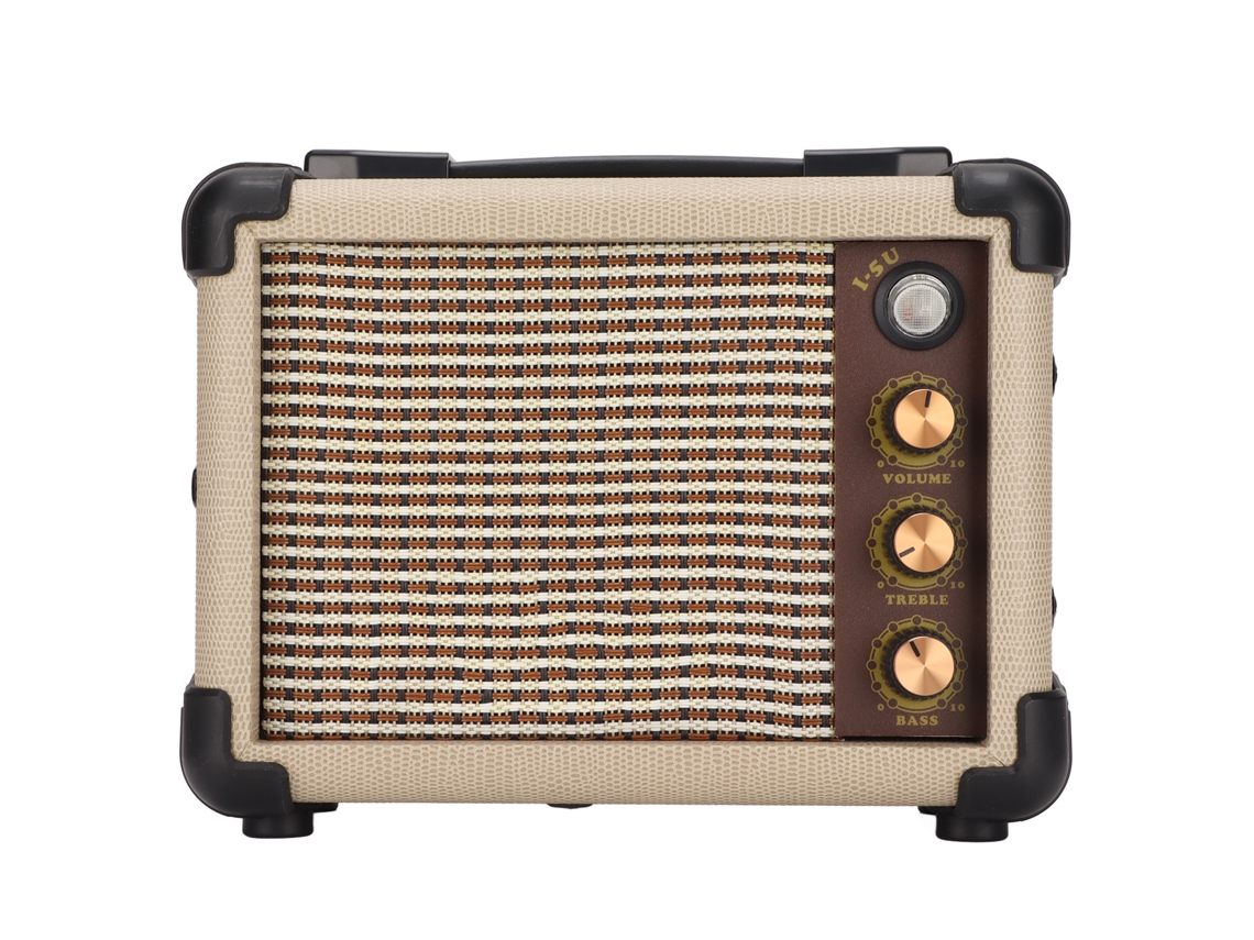 Amplificador de Ukulele EOOCOO (distorção Integrada, Canal Limpo)