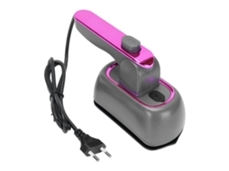 Máquina de Passar Vapor Portátil com Alça Rotativa Rápido Aquecimento para Roupas PLUGUE UE