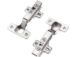 Conjunto De 4 Peças Dobradiças Braço Reto Com Cobertura Total, Ajuste Automático, Desligamento Automático, Amortecedor