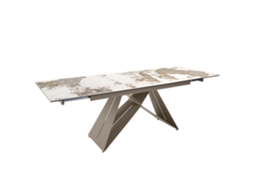 Mesa de Jantar Extensível Retangular Mármore Porcelânico ANGEL CERDA
