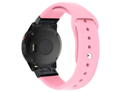 Bracelete Garmin MARQ Aviator Performance Edition Pulseira silicone líquido Rosa Escuro