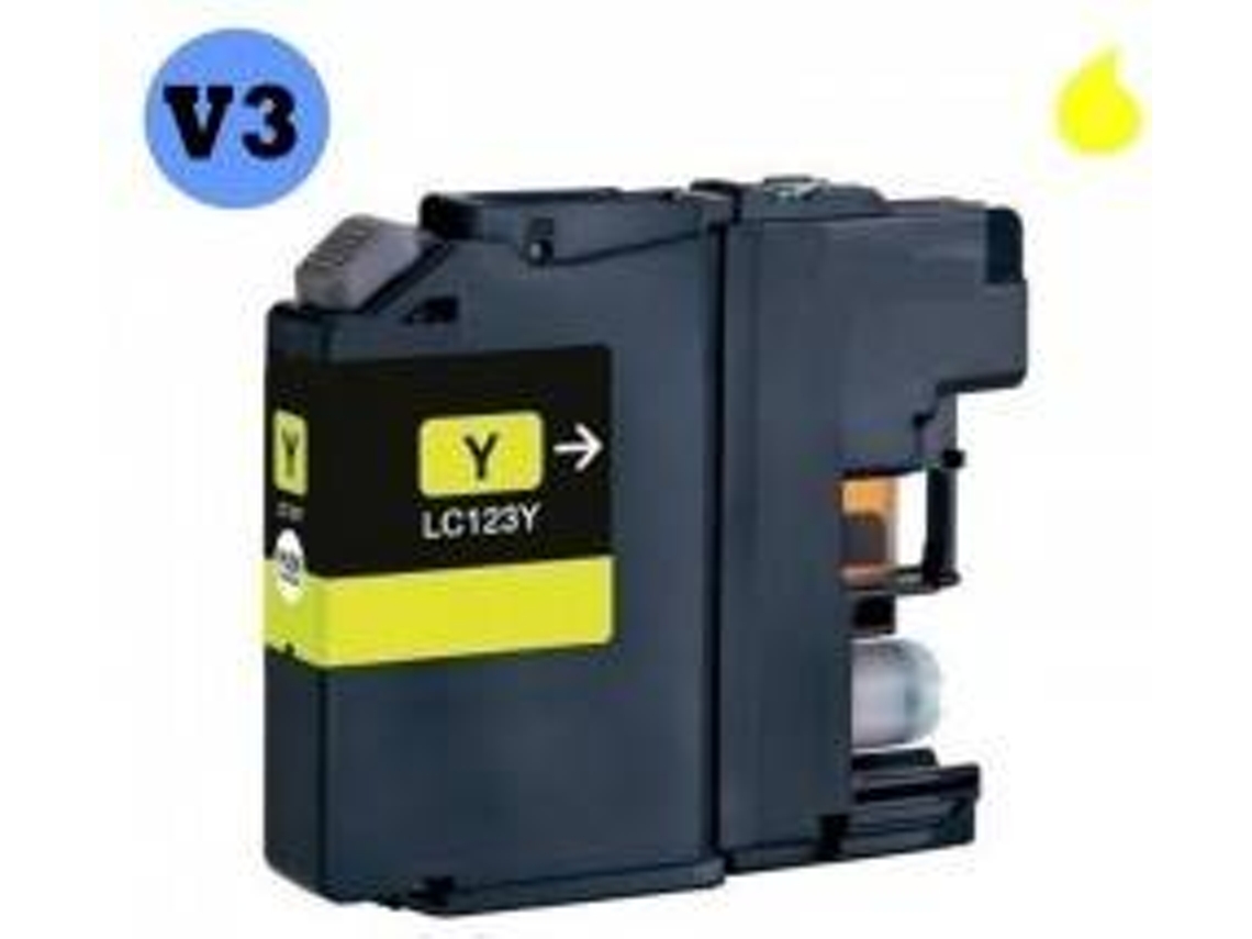 Tinteiro BROTHER IBR-123Y Amarelo