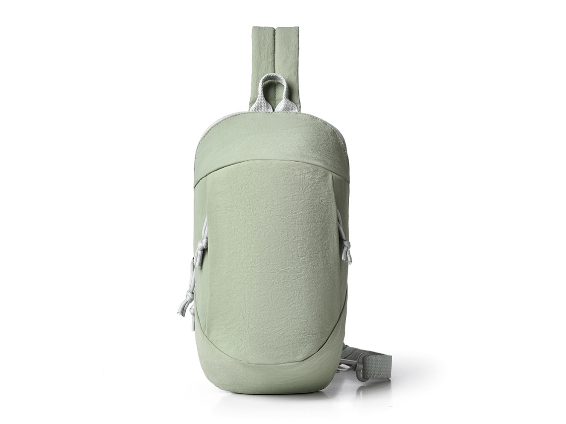 Mochila Antifurto (verde Limão), Bolsa Pequena Para Atividades Ao Ar Livre, Bolsa Transversal Leve.
