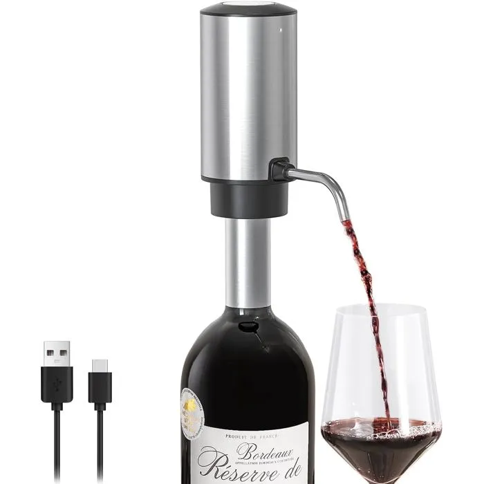 Aerador E Decantador De Vinho Elétrico, Dispensador De Vinho Inteligente