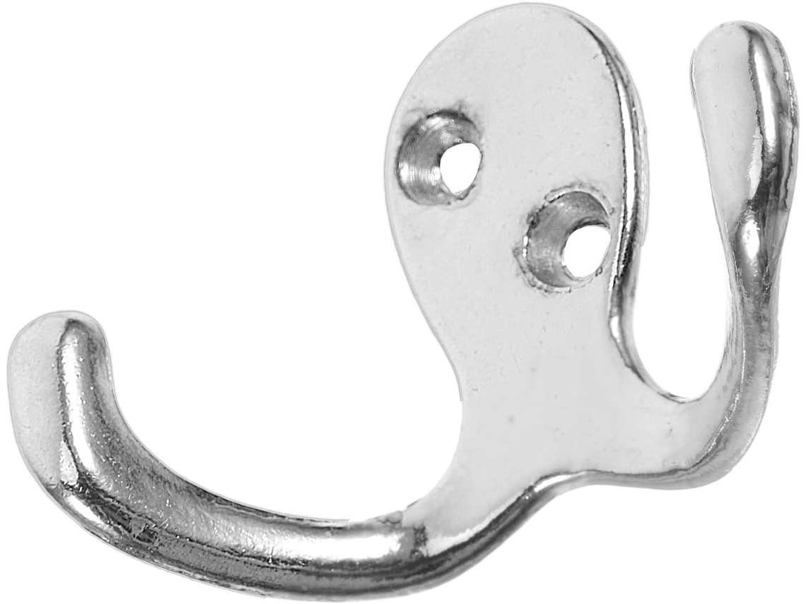 Gancho De Parede Duplo Amosfun Com Acabamento Rústico Em Metal Para Pendurar Casacos, Toalhas E Portas De Quartos