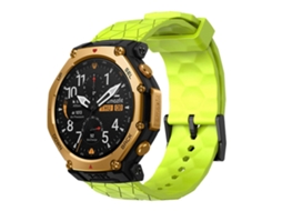 Pulseira De Silicone De Cor Sólida Com Textura De Futebol Para Amazfit T-rex 3 Pro