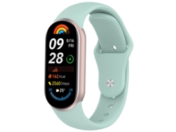 Bracelete para Xiaomi Smart Band 10/9/8 Silicone com Fivela Reversa Azul Fosco XIAOMOYU