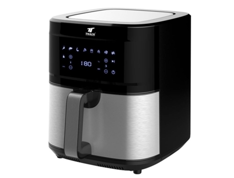 Fritadeira Air com 8 Programas e Capacidade de 6 5 Litros: Cozinha Saudável e Versátil THULOS