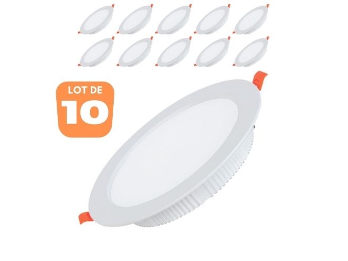 Conjunto de 10 Manchas Alexa Smd Led White 30W 4200K HOROZ ELECTRIC
