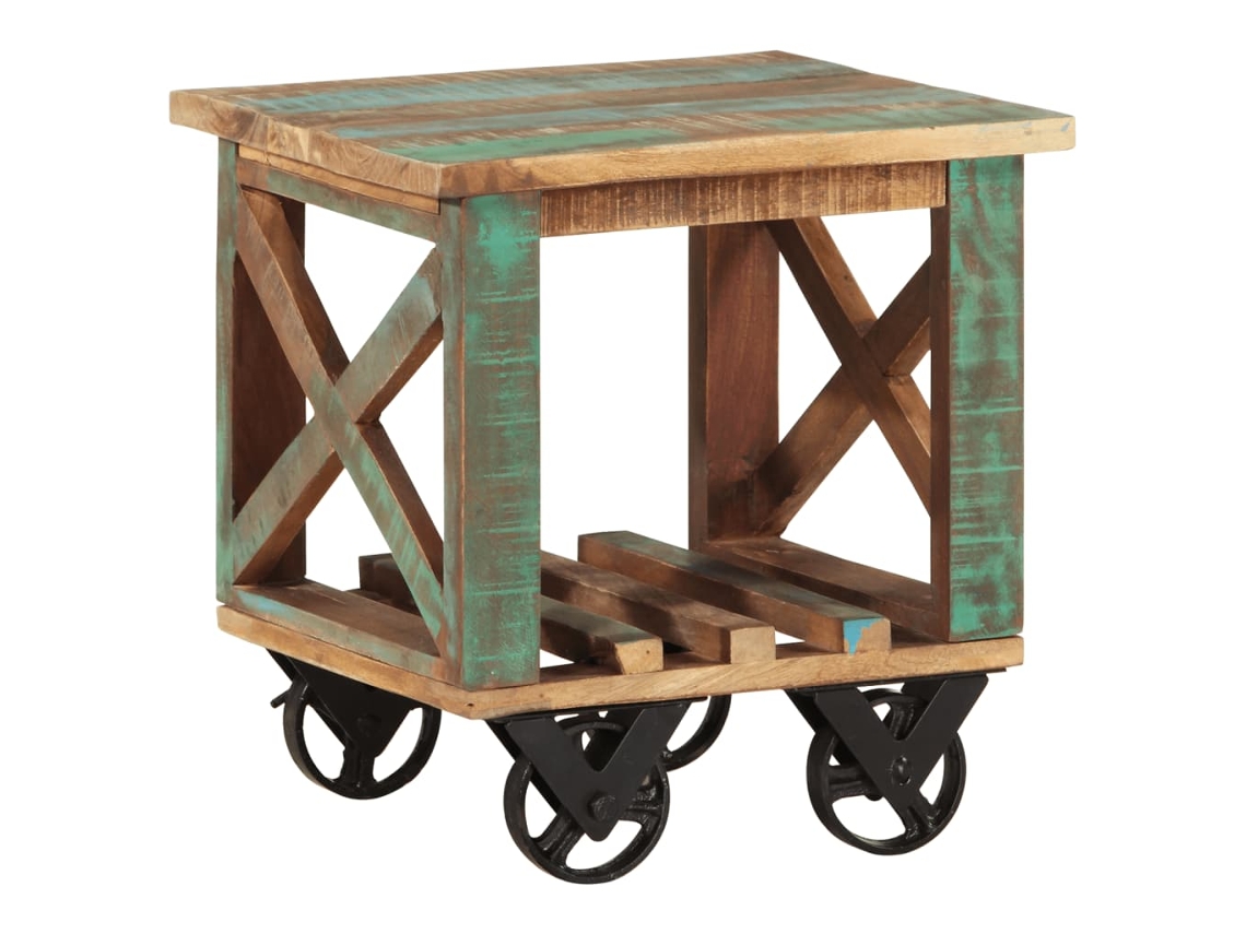Side Table, Side Tables Vidaxl Marrom Madeira (n/a)