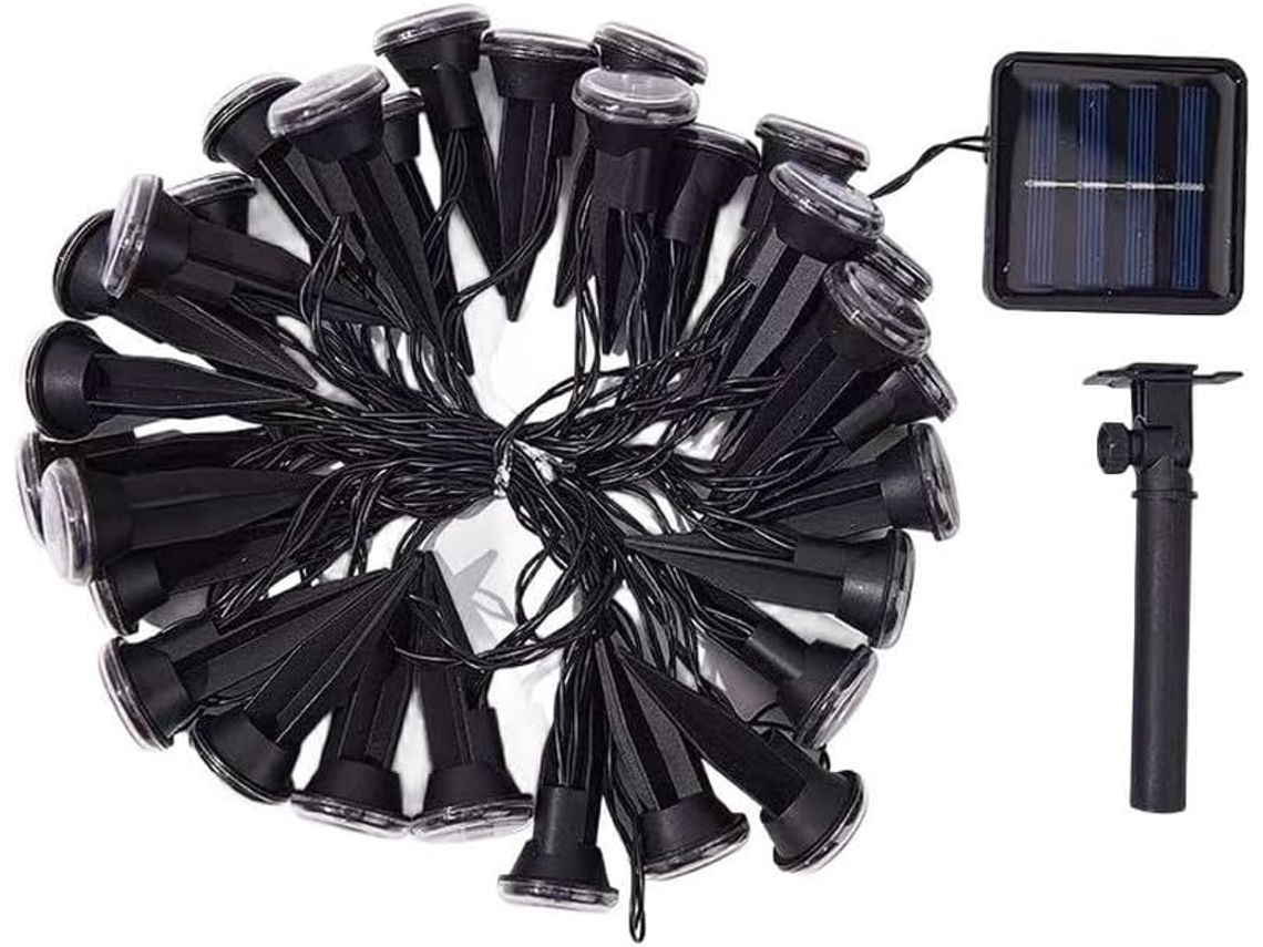 Luminária Solar Led Externa À Prova D'água Para Jardim E Caminhos