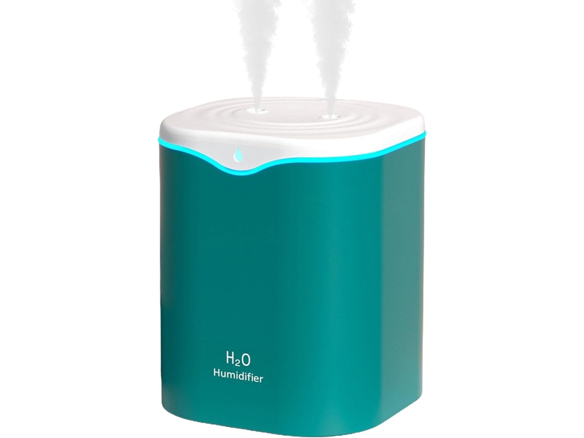 Umidificador Com Luz Noturna Purificador De Ar Puro Capacidade 2l Ambiente Para Quarto