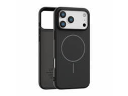 Capa Para Iphone 17 Pro Max Com Suporte Para Carregamento Sem Fio, Proteção Fina E Resistente A Impactos, Com Acabamento Fosco Suave, Preta.