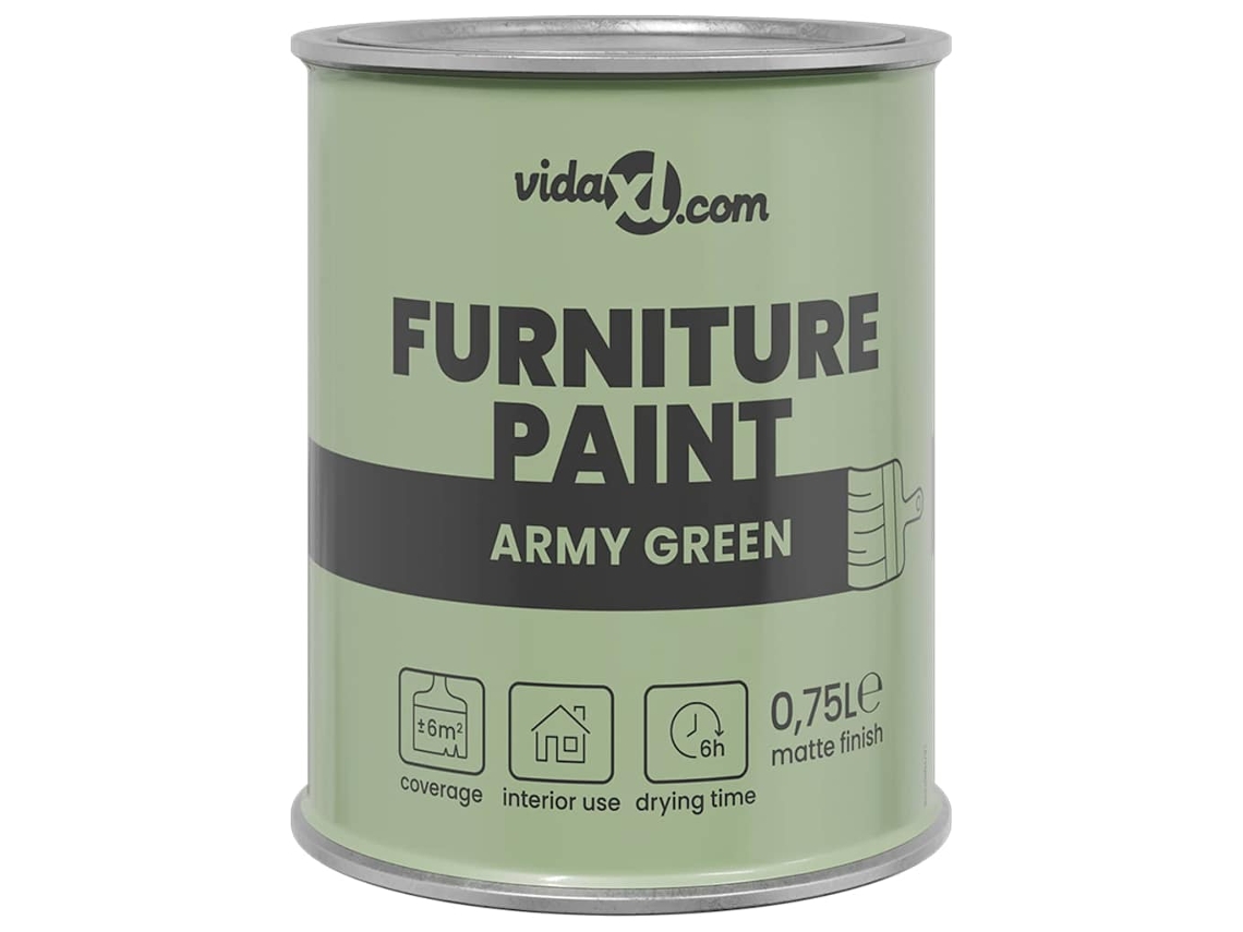 Conjunto 1 Tinta À Base De Água Vidaxl Floresta (0,75 L)