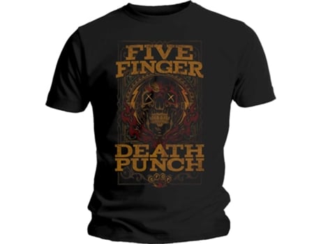 T-shirt FIVE FINGER DEATH PUNCH (L - Preto)