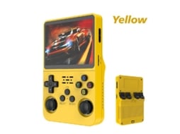Consola de Jogos Portátil R36s com Tela de 3.5 Polegadas, Sistema Linux e 128GB XIAOMOYU