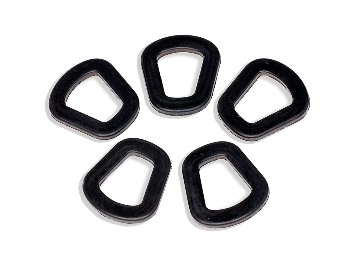 Pack 5 bicos metal com vedação borracha para galões 5-20L. Compatível.