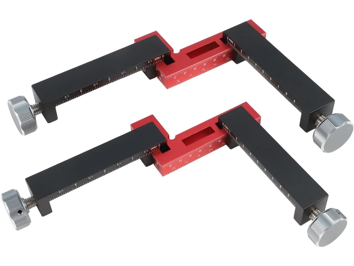 Conjunto De 3 Abraçadeiras Ajustáveis De Liga De Alumínio Facaiio Para Marcenaria, Construção E Automóveis.