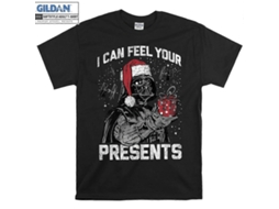 Camiseta Star Wars Natal Darth Vader Eu Posso Sentir Seus Presentes Rockinstone Hengjian