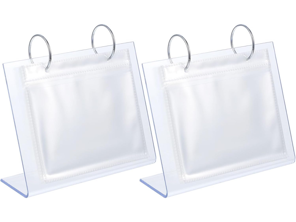 Conjunto De 2 Mini Porta-retratos De Mesa Em Acrílico De 5 Polegadas