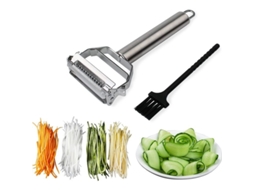 Fatiador de aço inox com escova de limpeza para legumes Nova Line