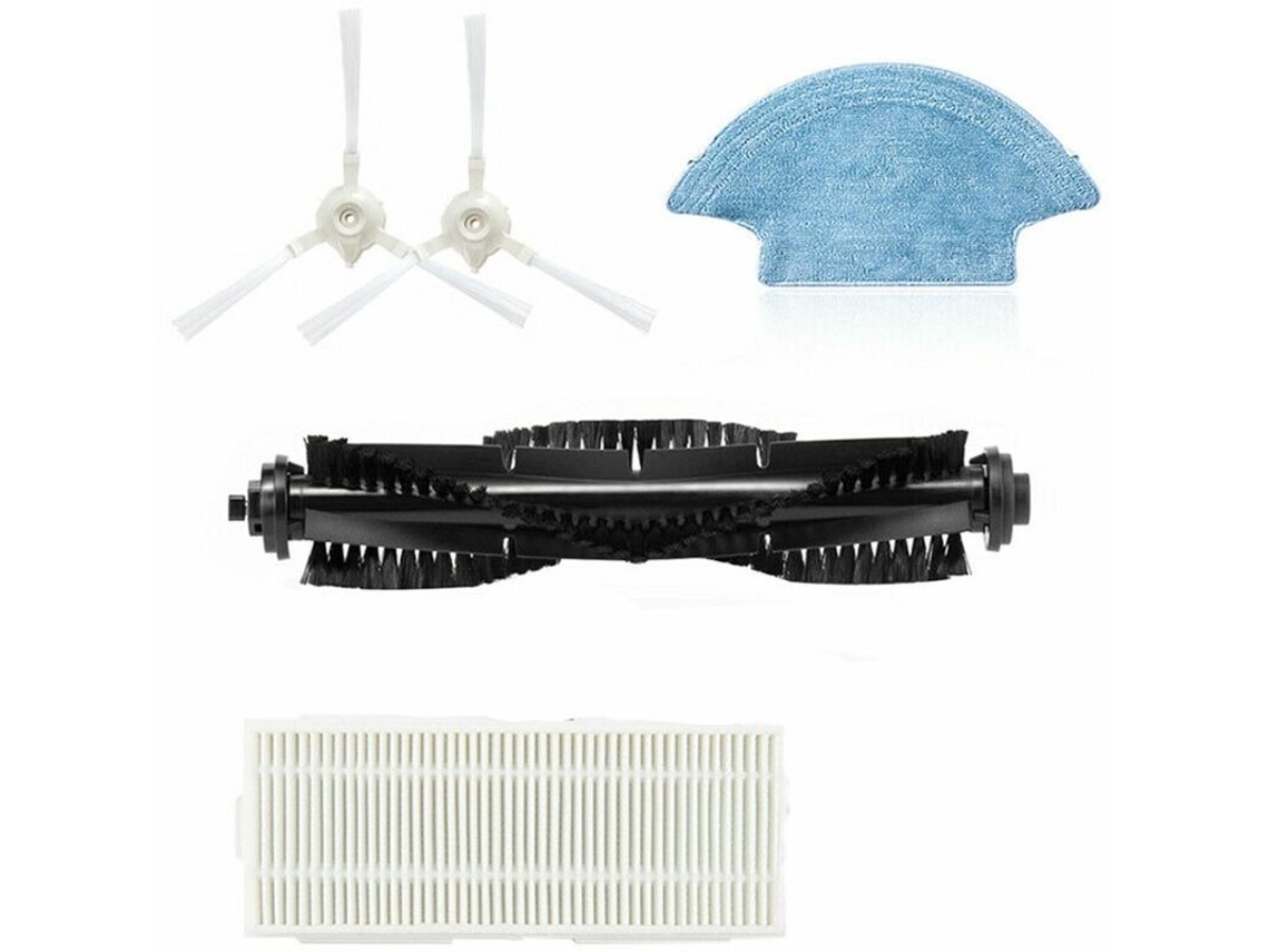 Acessórios Originais para Aspirador Robô 360: Peças de Reposição, Escovas, Filtro e Pano de Limpeza para o Modelo 360 S6 BRILVIBERA