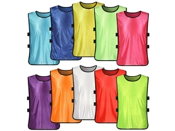 10 Peças Colete De Treino Infantil Para Futebol Basquete Futebol Prática Jersey Pennies Bibs