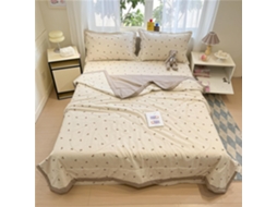Colcha Acolchoada Fansu em Algodão Ideal para Ar Condicionado 100% Conjunto de Cama Sofá com Estampa Nórdica 1