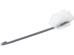 Escova De Cabo Longo Com Esponja Pp E Pva Para Limpeza Profunda Esfoliação, Ideal Para Peles Macias E Áreas De Difícil