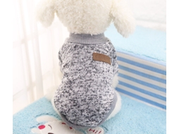 Suéter Canino De Porte Médio E Grande, Quente, Em Lã