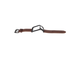 Pulseira de Couro Vintage Ajustável com Quick Release para Tomtom Runner3 Brown