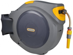 Hozelock Enrolador mangueira + mangueira 40m montagem parede Auto Reel
