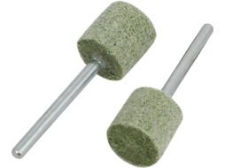 Ponta de Polimento Fibra Nylon 3 Mm, Grão 150, Montada, Verde, 2 Peças CHABERLU