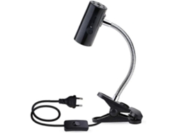 Omni soporte de Lâmpada E27 com Pinça e Cabo de 1,8m, 150w, Flexível para Répteis, Tartarugas, Pintinhos e Filhotes