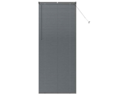 Conjunto 1 Persianas Venecianas Vidaxl Cinzento Alumínio (220 X 85 Cm)