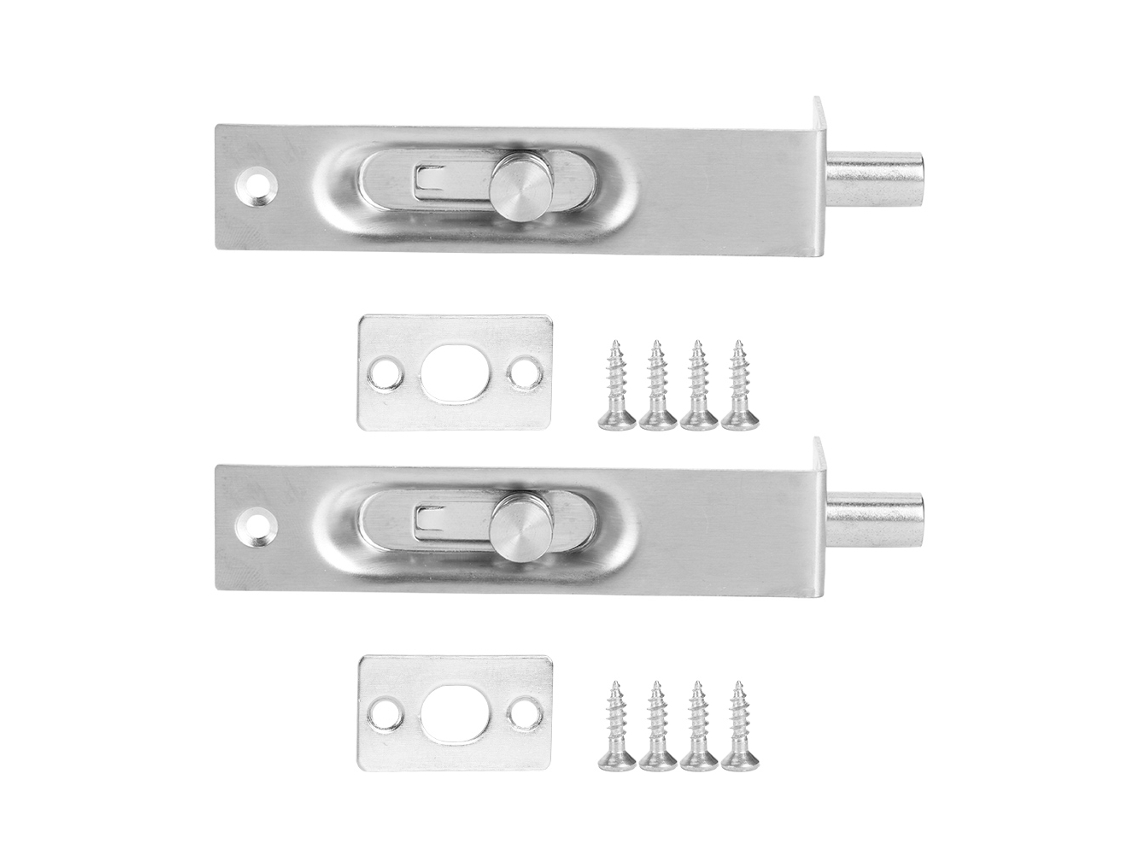 Parafusos Para Portas E Janelas De Aço Inoxidável (embalagem Com 2 Unidades, Antirroubo E Anti-arrombamento)