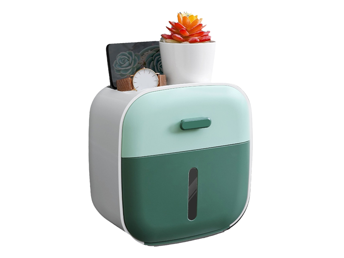 Tampa para Caixa de Papel Higiênico, Estilo Creme, Grande Capacidade, Boca Larga, Organizador, Dispenser, Preto