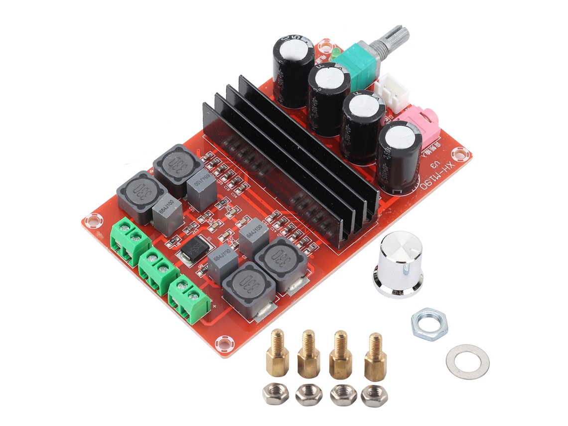 Placa de Amplificador Estéreo Digital 2x100w Dc12 24v S/MARCA