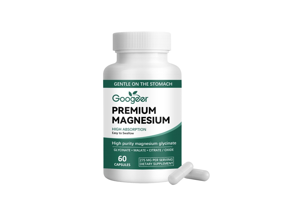 Cápsulas Magnésio Googeer Nutricionais Compostas