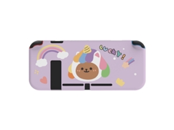 Capa Protetora Encaixável para Nintendo Switch, Capa Fina de Tpu Macio para Console Ns e Controles Joy con BRILVIBERA