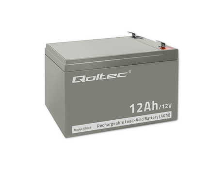 53049 Agm Battery | 12v | 12ah Qoltec