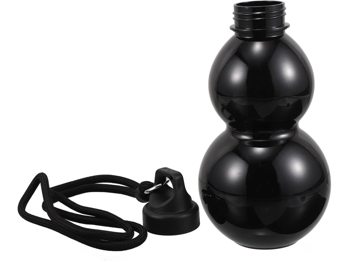 Garrafa de água esportiva grande de plástico com capacidade para 800ml, não é um modelo chinês tipo cabaça.