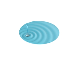 Ralo De Piso Círculo Azul Com Efeito De Água - Laxiscreed Para Banheiros Online