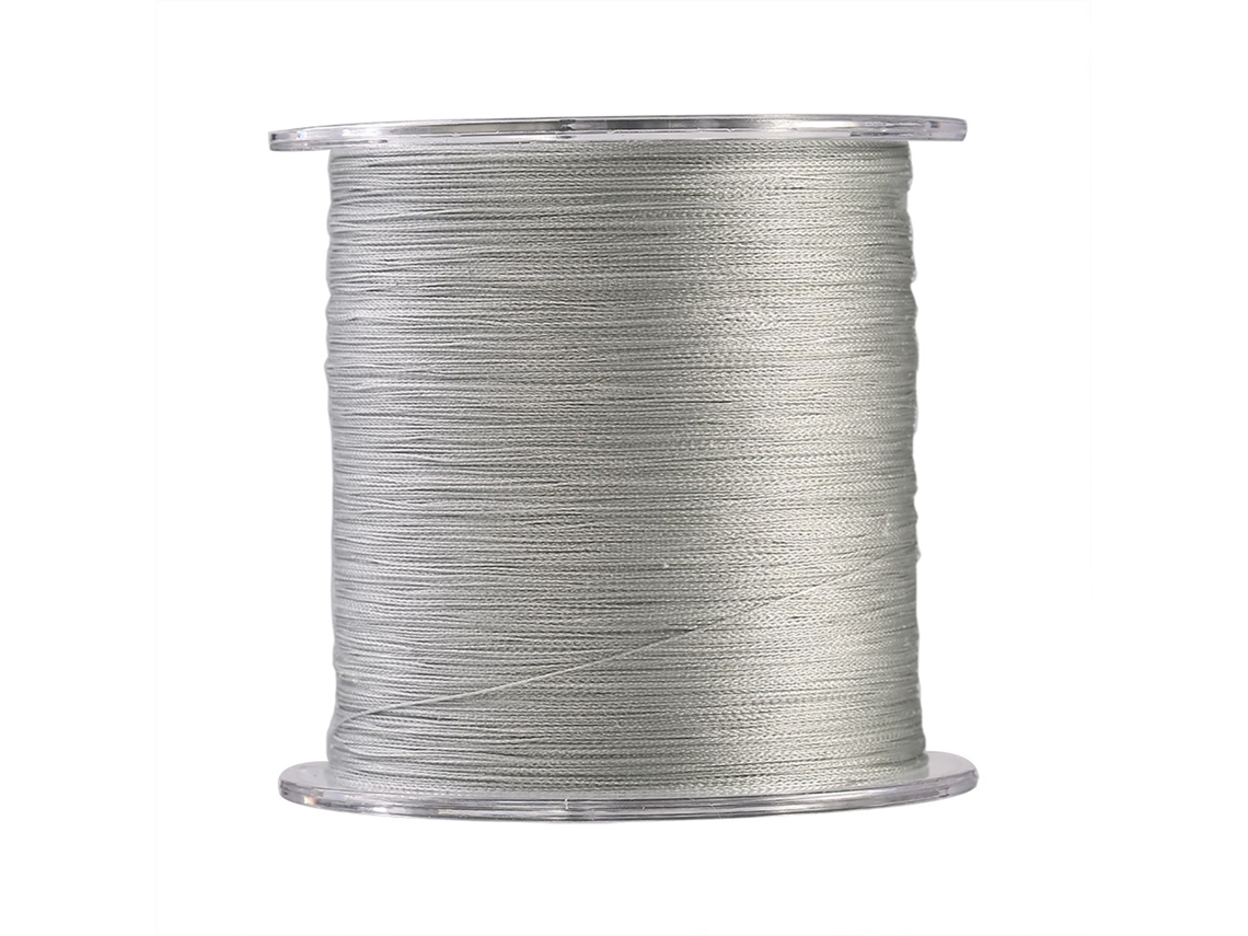Linha de Pesca Multifio 500m Cinza Clara Forte