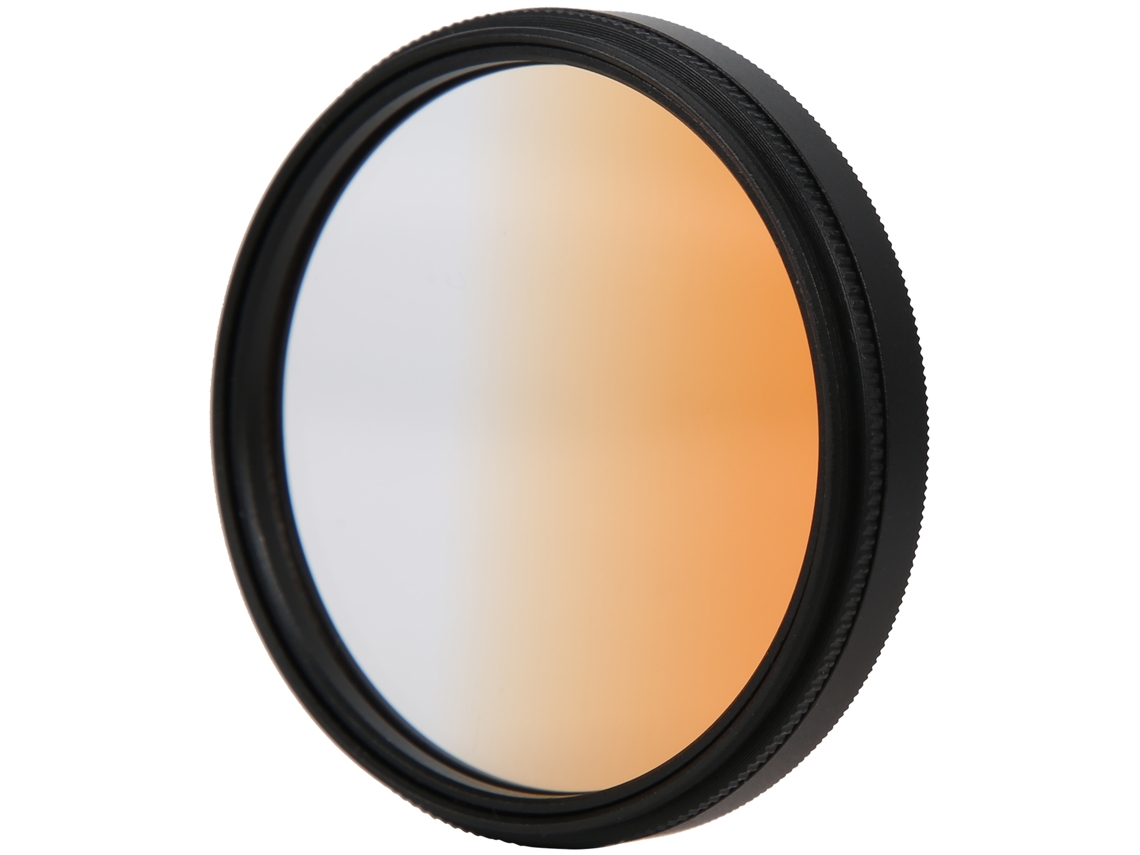 Junestar 52mm Lens Gradient Filter For Canon/ Nikon/ Sony/ Olympus/ Fuji Camera Filtergradient Orange LAXISCREED