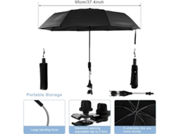 Suporte Dobrável para Guarda chuva em Carrinho de Bebê AQUAFORGE